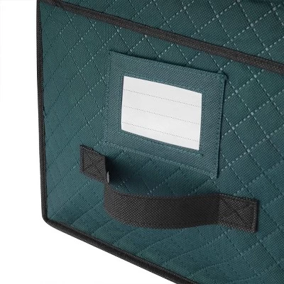 Elf Stor Christmas Ornament Storage Chest Green 5 Elf Stor Christmas Ornament Storage Chest Green - Image 5