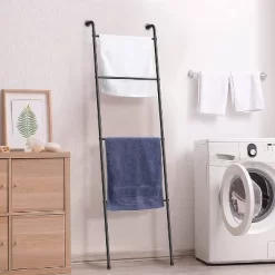 NEX 2pk 4 Tier Ladder Style Towel Racks Black -Cozy Living Deals Store GUEST 68451694 921a 4351 b030 21e5334cf4e1