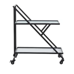 Industrial Metal Bar Cart Black - Olivia & May 13 Industrial Metal Bar Cart Black - Olivia & May -Cozy Living Deals Store GUEST 68492fb0 fb59 4de0 87f7 a12b07bf8a5b