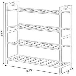 Basicwise Bamboo Storage Shoe Rack, Free Standing Shoe Organizer Storage Rack -Cozy Living Deals Store GUEST 6a2aa9bb b72b 49ee 894f d997c095fdcd