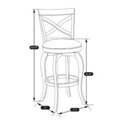 25" Ellendale Wood Counter Height Barstool White - Hillsdale Furniture -Cozy Living Deals Store GUEST 6a5ff14a 371f 4bb8 84e0 ceea69961bce