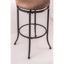 Charleston Swivel Ladder Back 26" Counter Height Barstool Metal/Tan - Hillsdale Furniture -Cozy Living Deals Store GUEST 6ac9a7dd a591 4451 9051 8cb439314cdb