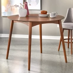 Derby Counter Height Table Walnut - Lifestorey