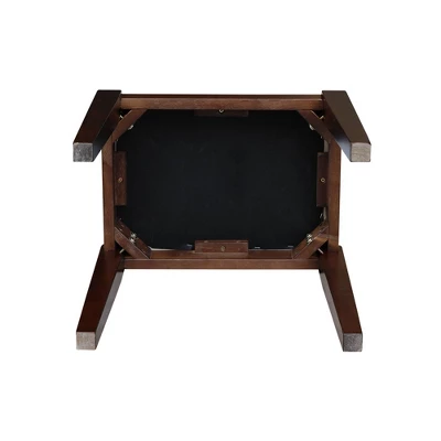 Solid Wood Vanity Bench Brown - International Concepts 4 Solid Wood Vanity Bench Brown - International Concepts - Image 4