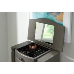 Sedalia Jewelry Armoire Gray - Powell Company -Cozy Living Deals Store GUEST 6c1bfca2 af72 42b8 a2b9 c8f419fff484