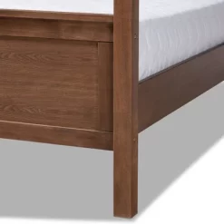 Natasha Fabric Upholstered Wood Platform Canopy Bed Gray/Walnut Brown - Baxton Studio 10 Natasha Fabric Upholstered Wood Platform Canopy Bed Gray/Walnut Brown - Baxton Studio -Cozy Living Deals Store GUEST 6c383b05 9464 44c8 ab08 76c327ffee0f