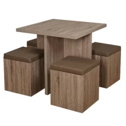 5pc Howard Dining Set With Storage Ottoman - Buylateral -Cozy Living Deals Store GUEST 6c5f44ab 6fec 47be 9bca 08c5b56154ae
