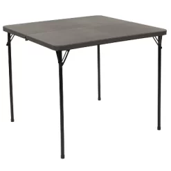 Flash Furniture 2.83-Foot Square Bi-Fold Plastic Folding Table With Carrying Handle 24 Flash Furniture 2.83-Foot Square Bi-Fold Plastic Folding Table With Carrying Handle -Cozy Living Deals Store GUEST 6caf2f2f a54a 485a 8ec0 709190e47bd9