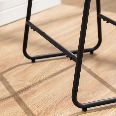 Set Of 2 Easton Saddle Counter Height Barstools Brown/Black - Acessentials 3 Set Of 2 Easton Saddle Counter Height Barstools Brown/Black - Acessentials - Image 3