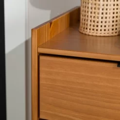 Mid-Century Modern Solid Wood 5 Drawer Chest Of Drawers - Saracina Home -Cozy Living Deals Store GUEST 6d61b7d5 2b0c 4f04 a3b6 98bca94bd5b5