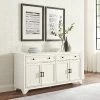 Tara Sideboard Distressed White - Crosley