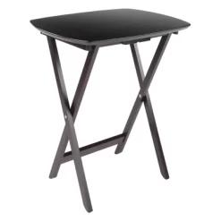 Set Of 4 Single Snack Tables Espresso - Winsome