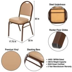 2pk Premium Vinyl Upholstered Stack Chair - Hampden Furnishings -Cozy Living Deals Store GUEST 6e0c7eb5 a2b9 422b 925c 2f59acdc227c