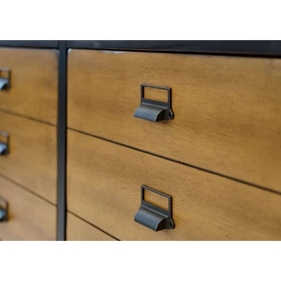 80" Payton Mid-Century TV Stand For TVs Up To 85" Black - Martin Furniture 5 80" Payton Mid-Century TV Stand For TVs Up To 85" Black - Martin Furniture - Image 5