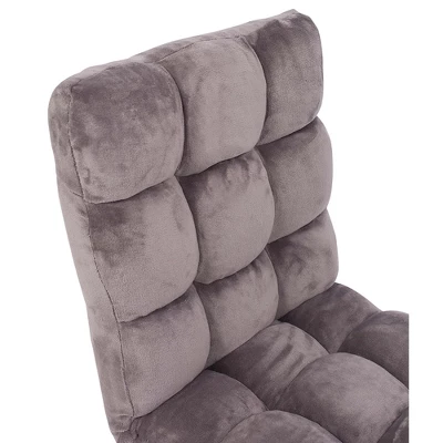 BirdRock Home Adjustable 14-Position Memory Foam Floor Chair - Grey 7 BirdRock Home Adjustable 14-Position Memory Foam Floor Chair - Grey - Image 7