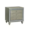 2pc La Mesa Nightstand And Dresser Set Silver - HOMES: Inside + Out