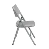 Heavy Duty Resin Folding Chair Light Gray - OSP Home Furnishings