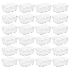 Sterilite 16 Quart Stackable Clear Plastic Storage Tote Container With Opaque Latching Lid For Home And Office Organization 14 Sterilite 16 Quart Stackable Clear Plastic Storage Tote Container With Opaque Latching Lid For Home And Office Organization -Cozy Living Deals Store GUEST 6f12ad2e 61e4 477c 996c 7161bc87d98e