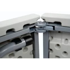 3pc Folding Table And Bench Set Light Gray - OSP Home Furnishings 10 3pc Folding Table And Bench Set Light Gray - OSP Home Furnishings -Cozy Living Deals Store GUEST 6f7a0f3b 24ba 4dc7 ae5a 29d5eccce4ad