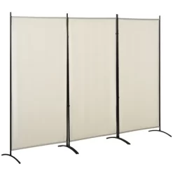 HOMCOM 3-Panel Room Divider Folding Privacy Screen Separator Partition Wall For Indoor Bedroom Office 100" X 72" -Cozy Living Deals Store GUEST 6fdcec47 95bc 4342 9e1b d9e72653bc13