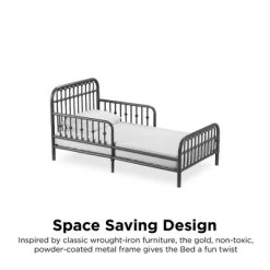 Little Seeds Monarch Hill Ivy Metal Toddler Bed -Cozy Living Deals Store GUEST 7000f303 756c 48a1 9731 23e9cb344b4d