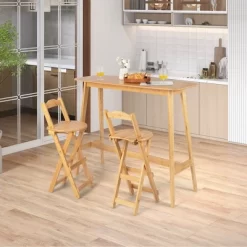 Costway Set Of 4 Bamboo Folding Barstools Counter Height Dining Chairs Installation Free 10 Costway Set Of 4 Bamboo Folding Barstools Counter Height Dining Chairs Installation Free -Cozy Living Deals Store GUEST 7004db85 97cc 42ae 9533 c8264c618da5