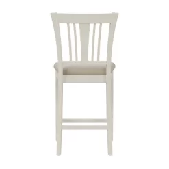 Pebblebrook Wood Slat Back Counter Height Stool White Wire Brush - Hillsdale Furniture -Cozy Living Deals Store GUEST 704df560 5869 488a 82ad 8084f40a1c7d