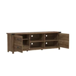 70" Prestwick Gaming Ready Wood TV Stand With 2 Doors And Shelves For TVs Up To 78" Knotty Oak Top - Hillsdale Furniture -Cozy Living Deals Store GUEST 70bd8e83 679b 4291 a833 c0197735efd9