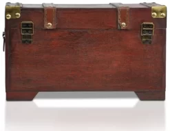 Brynnberg 11"x6.7"x6.3" Wooden Pirate Treasure Chest Storage Box - Handmade 10 Brynnberg 11"x6.7"x6.3" Wooden Pirate Treasure Chest Storage Box - Handmade -Cozy Living Deals Store GUEST 715d1fa8 600f 44f2 96ab 369441aaed17