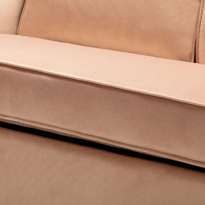 Eldoria Sofa Loveseat With Gold Stainless Leg | Karat Home 3 Eldoria Sofa Loveseat With Gold Stainless Leg | Karat Home - Image 3