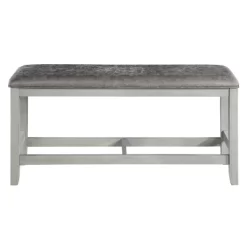 26" Hyland Counter Bench Gray - Steve Silver Co.