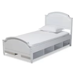 Elise Wood Storage Platform Bed White - Baxton Studio 13 Elise Wood Storage Platform Bed White - Baxton Studio -Cozy Living Deals Store GUEST 7219baf8 f1b8 4478 8007 a503b2a21863