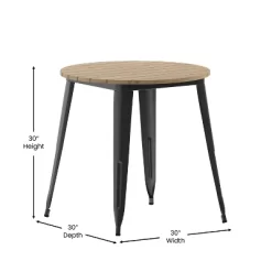 Merrick Lane Indoor/Outdoor Dining Table, 30" Round All Weather Poly Resin Top With Steel Base 17 Merrick Lane Indoor/Outdoor Dining Table, 30" Round All Weather Poly Resin Top With Steel Base -Cozy Living Deals Store GUEST 725392bf c64a 4895 89ce 9d36d2bd7de5
