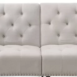 82" Eiroa Sofa Beige Fabric - Acme Furniture -Cozy Living Deals Store GUEST 725f8f10 28d6 4f05 8c2c 589ef50569f8