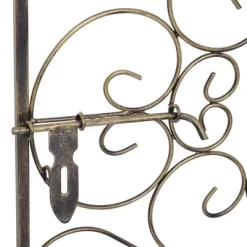 HOMCOM 45 Bottle Wrought Iron Wine Rack Jail With Lock - Antique Bronze -Cozy Living Deals Store GUEST 739802b4 5837 4865 ad18 4d6817e30d28