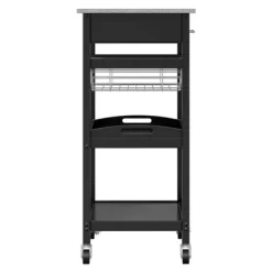 Julia Granite Top Kitchen Cart Wood/Black - Winsome 10 Julia Granite Top Kitchen Cart Wood/Black - Winsome -Cozy Living Deals Store GUEST 739b5082 170a 4c97 aad8 259fd2d3c5b2