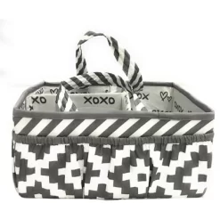 Bacati - Love Gray/white Storage Caddy