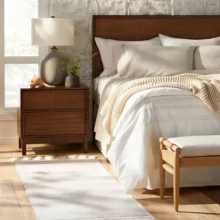 Wood & Cane Transitional Nightstand - Hearth & Hand™ With Magnolia -Cozy Living Deals Store GUEST 7458edb0 cafe 4b22 951c a4eb42bc6887 1