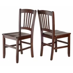 3pc Perrone Drop Leaf Dining Table Set With Slat Back Chair Walnut - Winsome 25 3pc Perrone Drop Leaf Dining Table Set With Slat Back Chair Walnut - Winsome -Cozy Living Deals Store GUEST 74852cd4 91ed 4281 8119 6df2515171ac