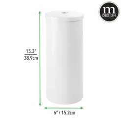 MDesign Toilet Tissue Roll Holder Canister Stand, Stores 3 Rolls, 2 Pack -Cozy Living Deals Store GUEST 750918e7 65f0 4b8f 8563 35ee5da6f3b8