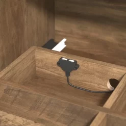 70" Prestwick Gaming Ready Wood TV Stand With 2 Doors And Shelves For TVs Up To 78" Knotty Oak Top - Hillsdale Furniture -Cozy Living Deals Store GUEST 7548da74 1873 4197 89c6 0393f494d07f