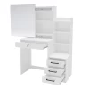 Hannah Vanity With Mirror White - Polifurniture