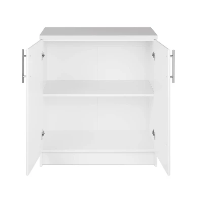 Elite 16" Deep Home Storage Base Cabinet With Melamine Countertop - Prepac 2 Elite 16" Deep Home Storage Base Cabinet With Melamine Countertop - Prepac - Image 2