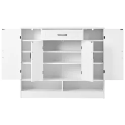 Sleek And Modern Shoe Cabinet With Adjustable Shelves - ModernLuxe -Cozy Living Deals Store GUEST 77299ca0 9545 4f5d 8d21 68826311a1be