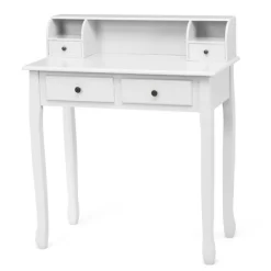 Costway Writing Desk Mission White Home Office Computer Desk 4 Drawer WhiteBlackPink 23 Costway Writing Desk Mission White Home Office Computer Desk 4 Drawer WhiteBlackPink -Cozy Living Deals Store GUEST 77564f98 2556 41e1 ba6b e04d68f03faf
