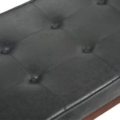 48" Keenan Mid Century Ottoman Bench Faux Air Leather - Wyndenhall 10 48" Keenan Mid Century Ottoman Bench Faux Air Leather - Wyndenhall -Cozy Living Deals Store GUEST 7793b2b6 6817 46e3 a7ad f74c9f40f3c8