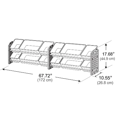 UNiPLAY Toy Organizer With Removable Storage Bins, Multi-Bin Organizer For Books, Building Blocks, School Materials, Toys With Baseplate Board Frame 7 UNiPLAY Toy Organizer With Removable Storage Bins, Multi-Bin Organizer For Books, Building Blocks, School Materials, Toys With Baseplate Board Frame - Image 7