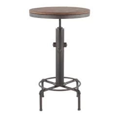 Hydra Industrial Adjustable Bar Table Antique - LumiSource -Cozy Living Deals Store GUEST 782caa9d 6e9f 40ae 8f69 79bf561048be