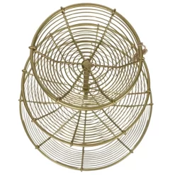 3-Tiered Basket Riser Brass Metal With Jute Tassel By Foreside Home & Garden -Cozy Living Deals Store GUEST 789eab25 9cfb 4074 b8ed a8aa1b153e5b