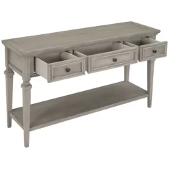 Retro Console Table With Drawers And Shelf-ModernLuxe -Cozy Living Deals Store GUEST 7ad25894 c8d2 423c 837c 8f38c7f3e25a